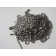 X100 Chaines Boules Acier inox - Longueur: 60cm - Diam: 2.4mm