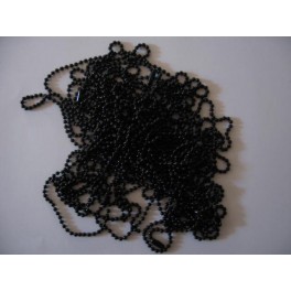 Chainettes noires Pure Black X50 - Diam: 2.4mm - 10cm 